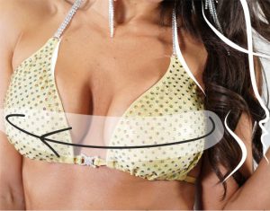 How to Measure bust for Competition Bikini Vicky Ross Fit