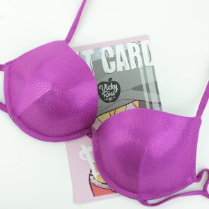 round competition bikini cup with push up