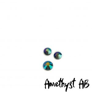 Amethyst AB Volcano competition bikini crystal