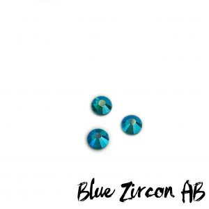 Blue Zircon AB competition bikini crystal