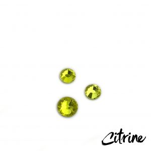 Citrine competition bikini crystal