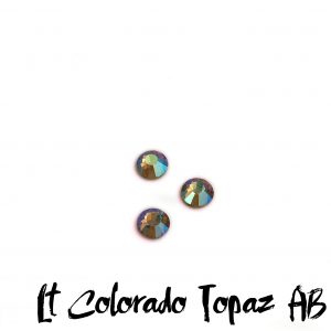 Lt Colorado Topaz AB competition bikini crystal