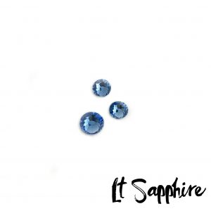 Lt Sapphire competition bikini crystal