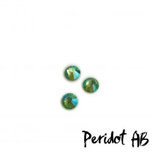 Peridot AB competition bikini crystal