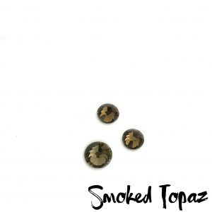 Smoked Topaz competition bikini crystal