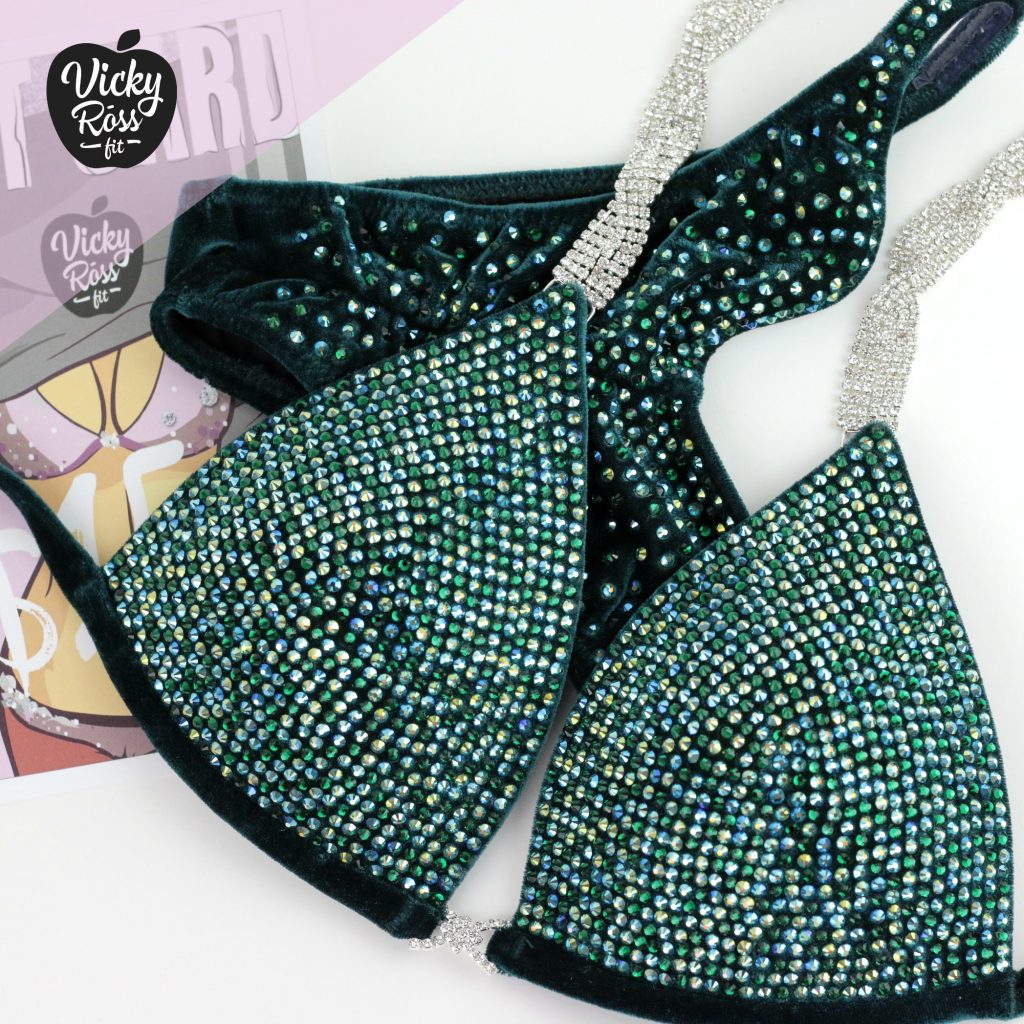 Emerald Crystal Bikini Suit | Full Scatter Pro Multi Color
