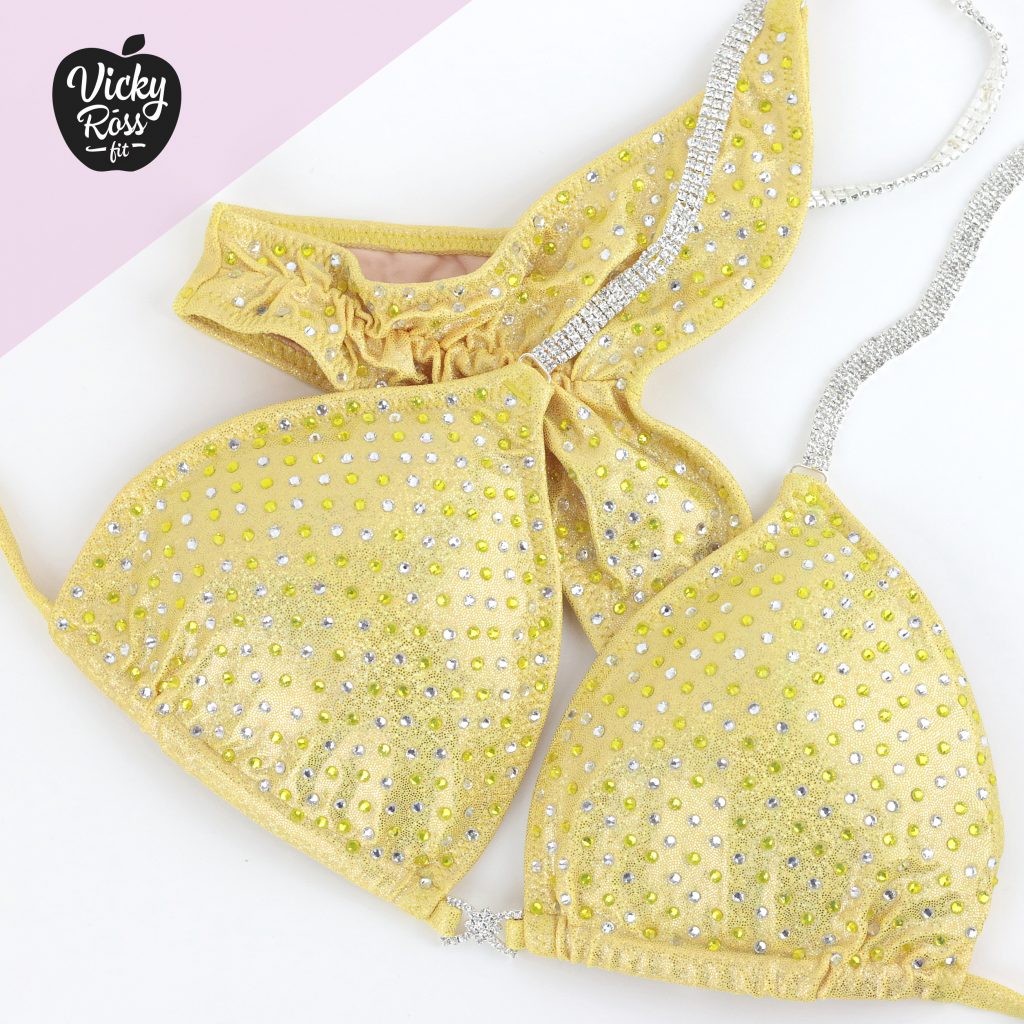 Yellow Citrine Posing Bikini