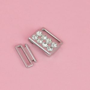 Crystal Rhinestone Buckle Back Connector