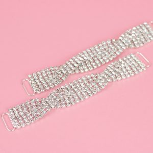 Sparkling Clear Crystal Bikini Connectors