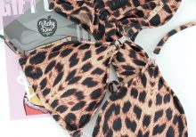 Leopard Practice Competition Bikini Suit
