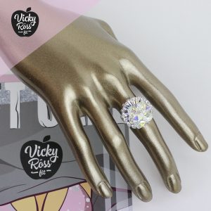 Crystal Silver Rhinestone Ring