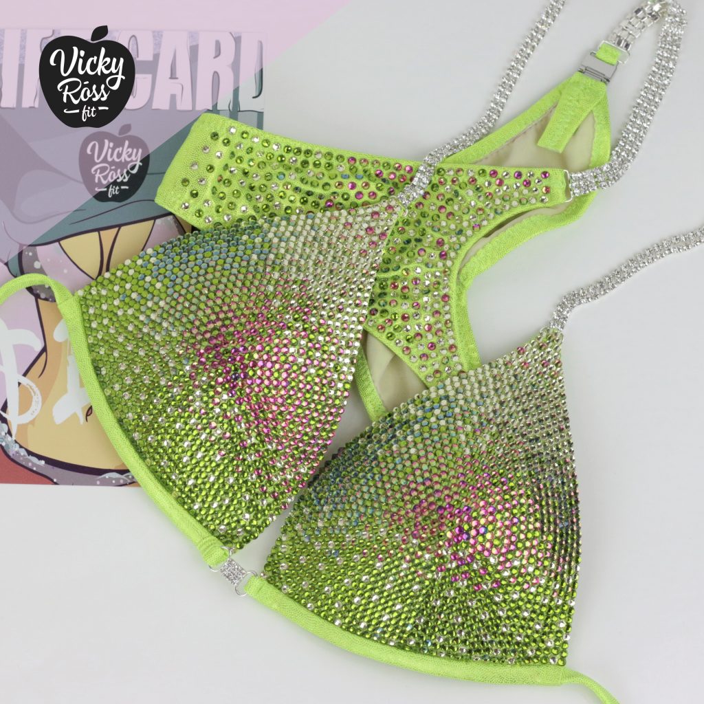 Neon Yellow Ombre Bikini Suit | Diamond Deluxe Bikini